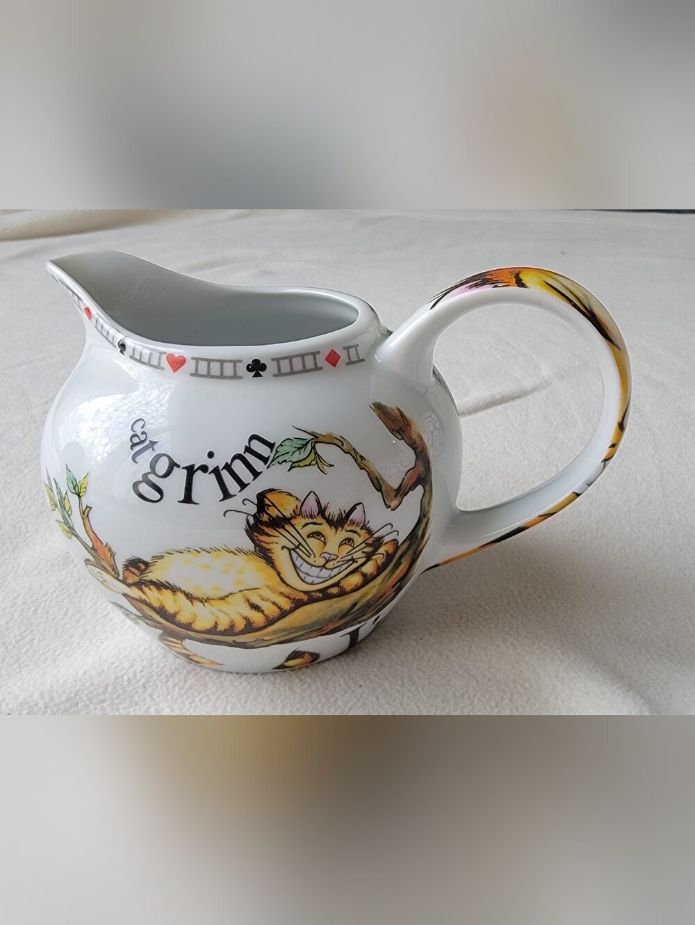 Cheshire Cat Illustrated Creamer
